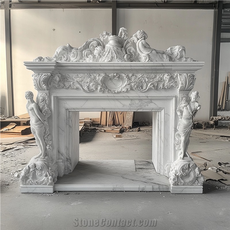 JSY Ariston Marble Fireplace Frame