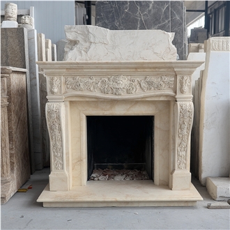 JSY The Century Cream Fireplace Frame