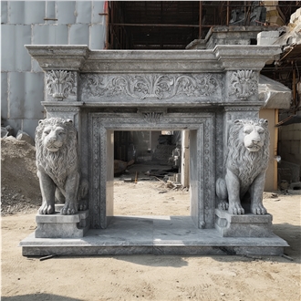 JSY The Dora Cloud Grey Fireplace: A Touch Of Atmosphere