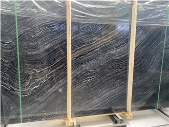 Black Wooden Marble  Marble Slabs For Decoration