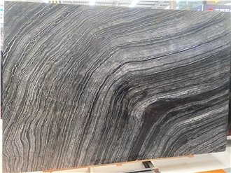 Black Wooden Marble  Marble Slabs For Decoration