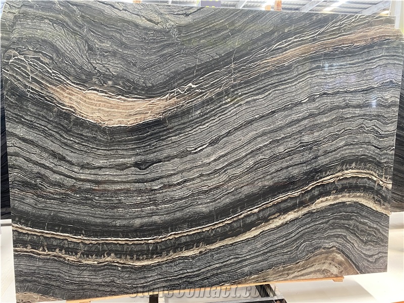 Black Wooden Marble  Marble Slabs For Decoration