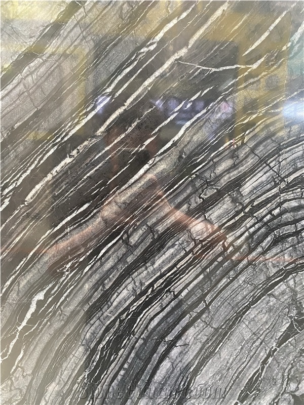 Black Wooden Marble  Marble Slabs For Decoration