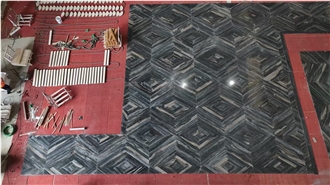 Black Wooden Marble  Marble Slabs For Decoration