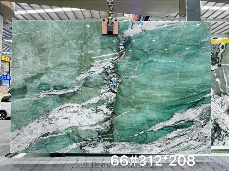 Brazil Fuchsite Crystal Quartzite  Slabs