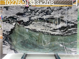 Brazil Fuchsite Crystal Quartzite  Slabs