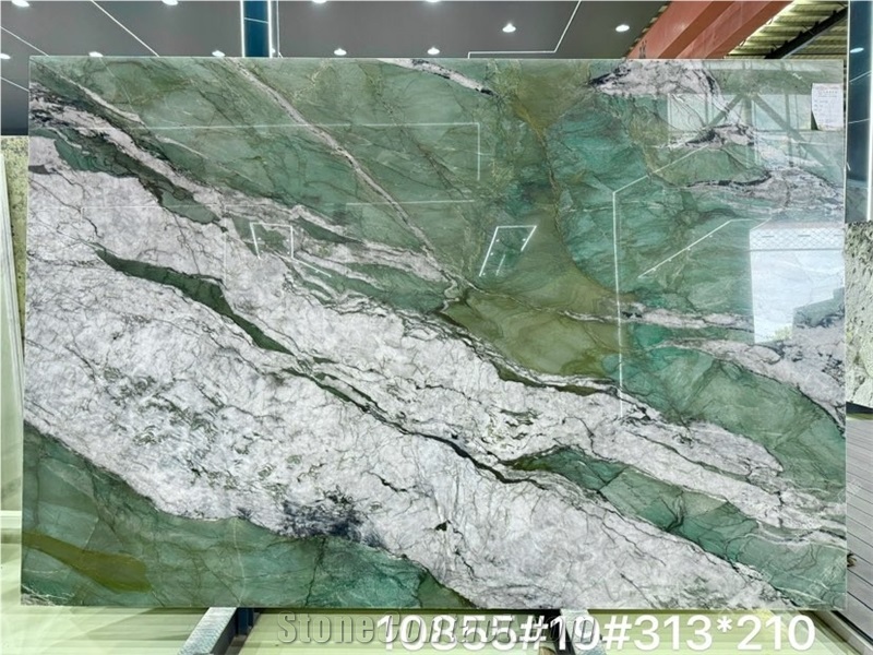Brazil Fuchsite Crystal Quartzite  Slabs