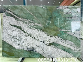 Brazil Fuchsite Crystal Quartzite  Slabs