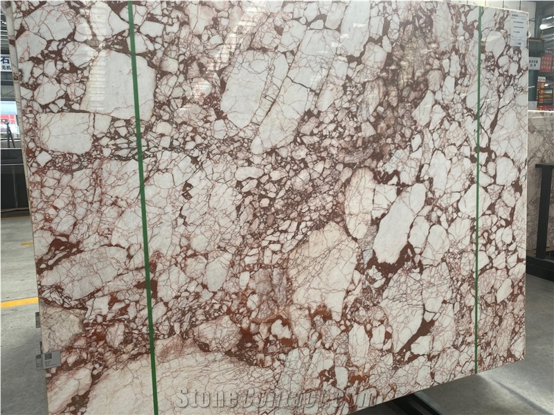 Calacatta Burgundy Marble Slabs