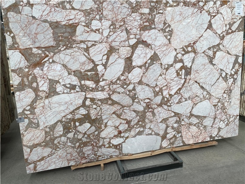Calacatta Burgundy Marble Slabs