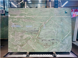 Green Marble Slabs Polished