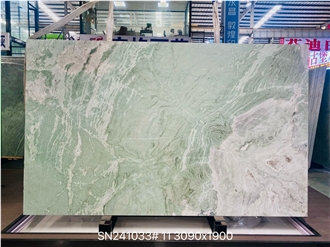 Green Marble Slabs Polished