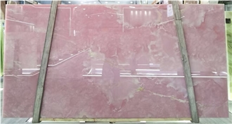 Natural Jade Pink Onyx Slabs