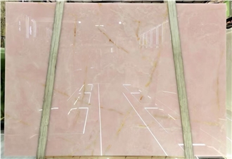 Natural Jade Pink Onyx Slabs
