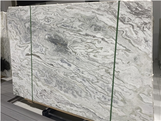 New Dover White Marble Slabs