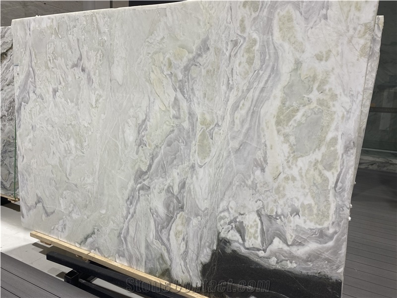 New Dover White Marble Slabs