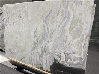 New Dover White Marble Slabs