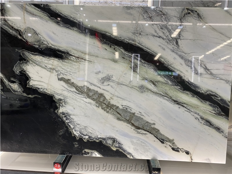 New Panda White Marble Slabs