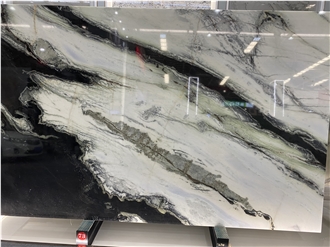 New Panda White Marble Slabs