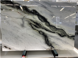 New Panda White Marble Slabs