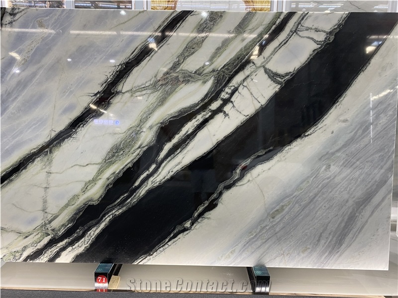 New Panda White Marble Slabs