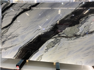 New Panda White Marble Slabs