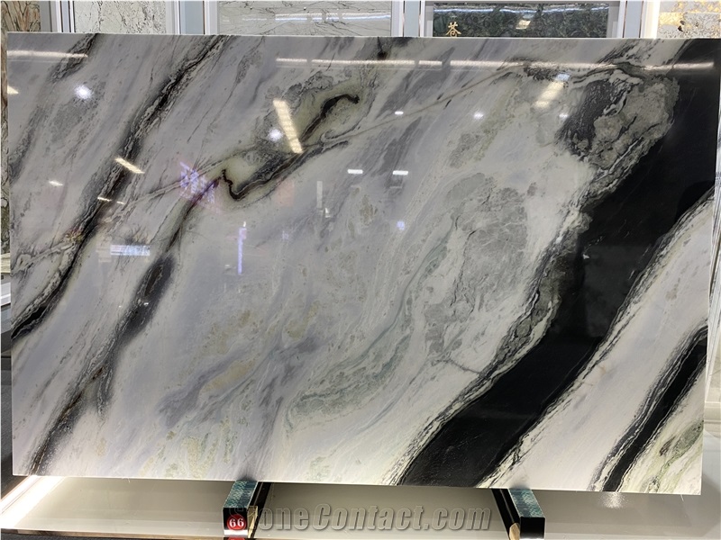 New Panda White Marble Slabs
