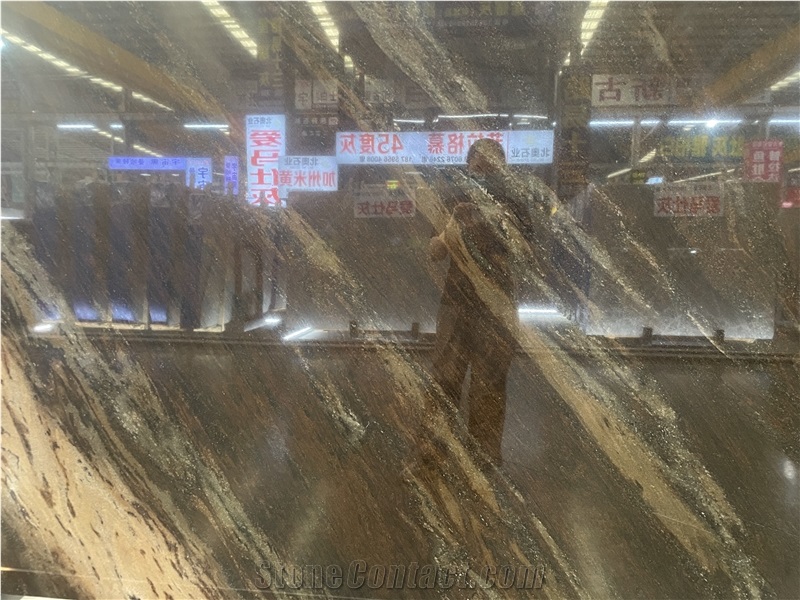 Quicksand Brown Granite Slabs