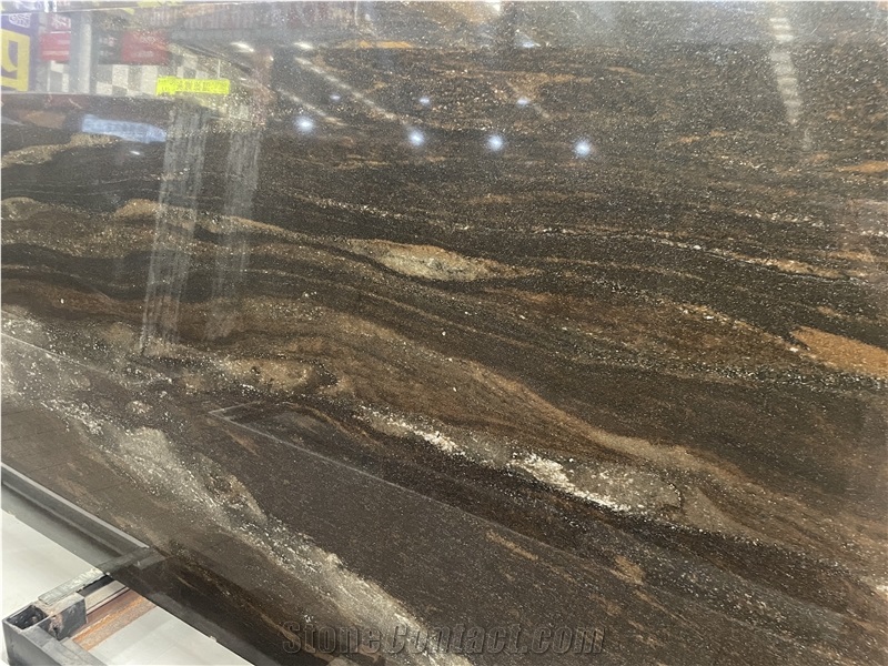 Quicksand Brown Granite Slabs
