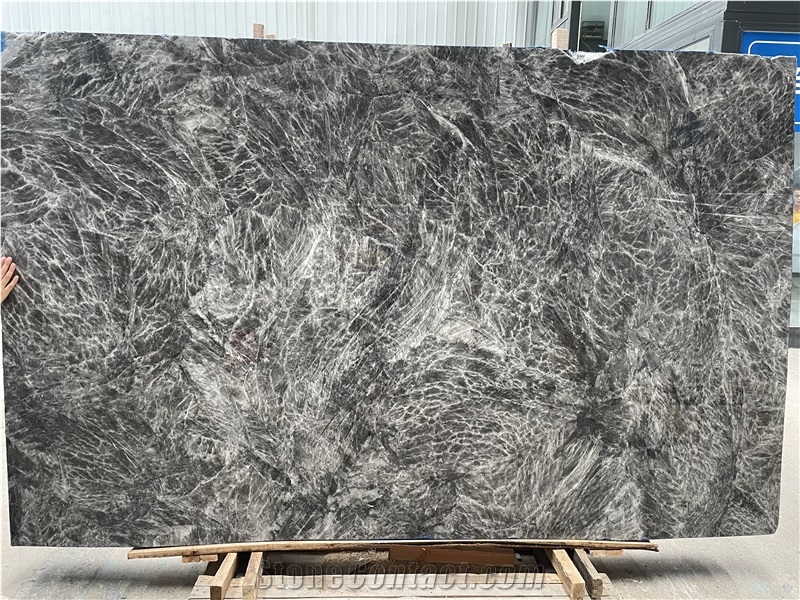 Silver Fox Marble Slabs