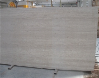 Ivory Light Travertine Vein Cut Slabs