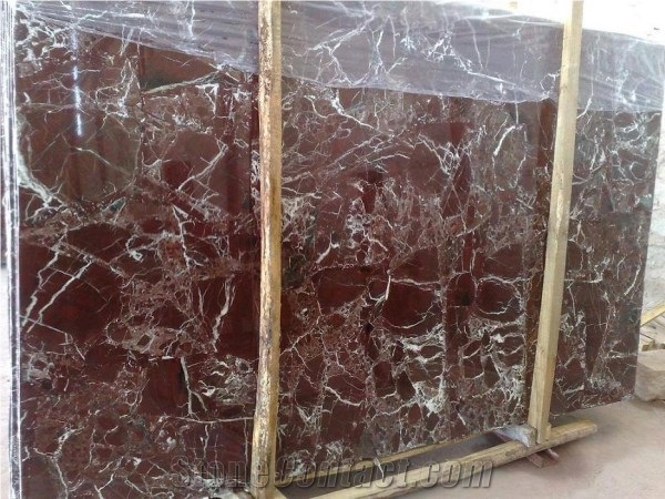 Rosso Levanto Marble Slab Tiles