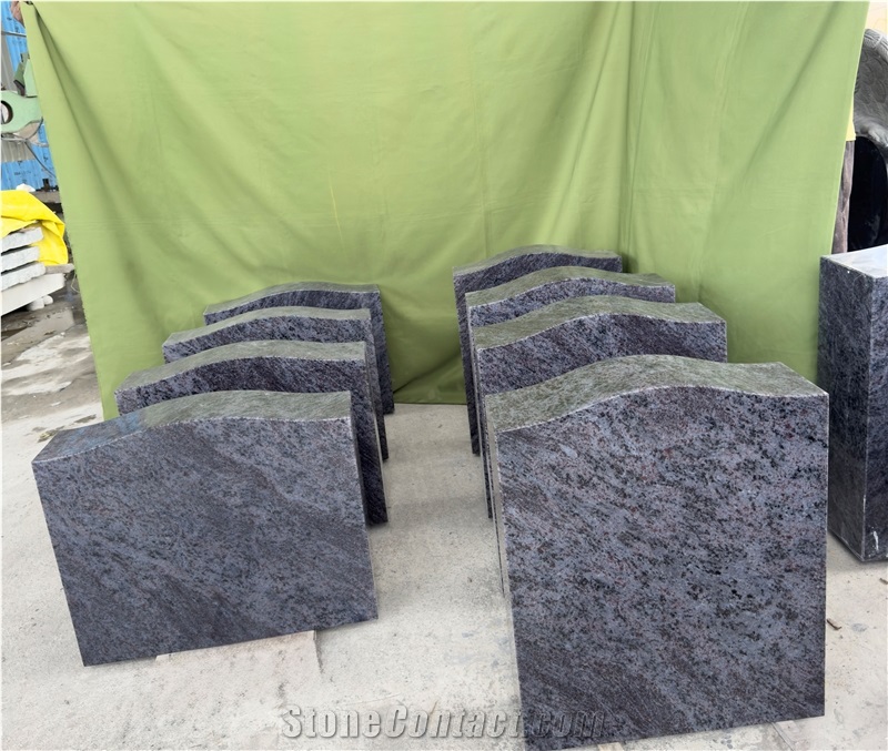 Polished Black Granite Headstones, Gravestones