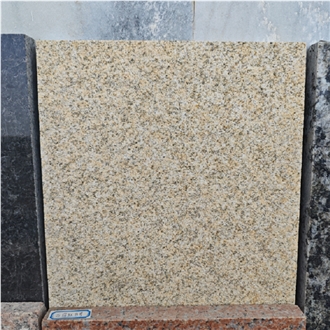 Golden Hemp Big Flower Granite Slabs Floor Tiles