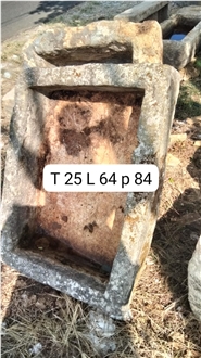 Antique Limestone Planters