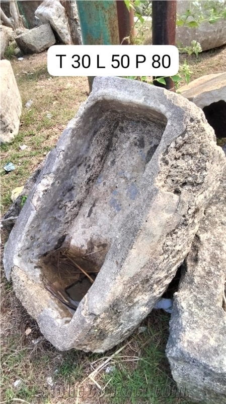 Antique Limestone Planters