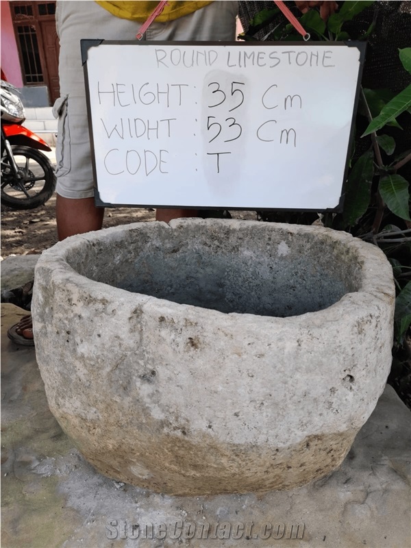 Antiques Limestone Planters