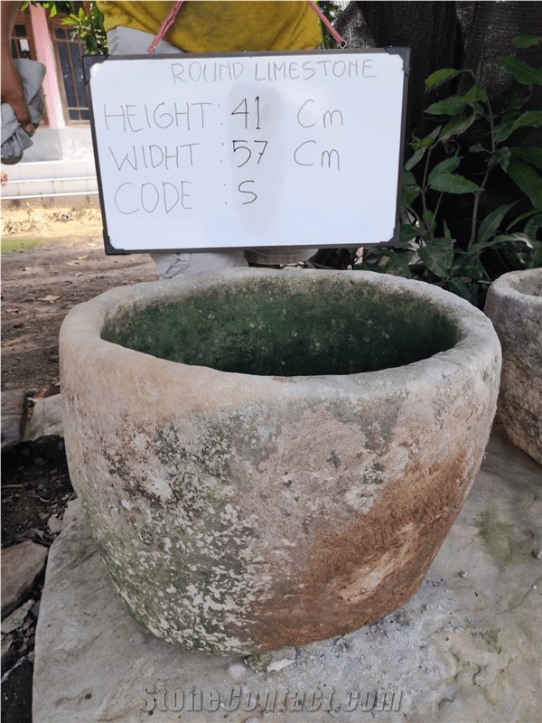Antiques Limestone Planters