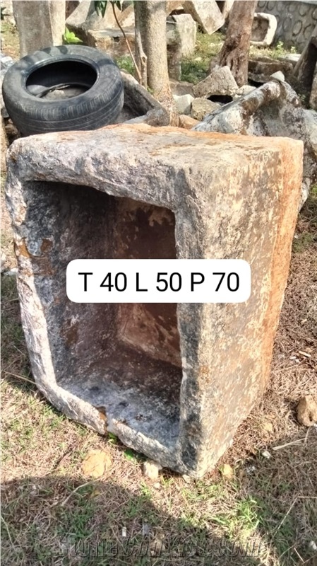 Limestone Flower Pots, Planters
