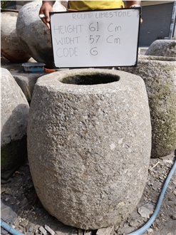 Limestone Outdoor Trough Planters