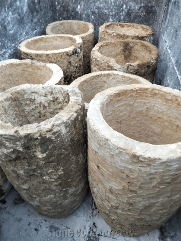 Limestone Pots Indonesia Antiques Flower Pots