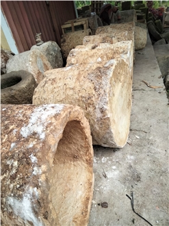 Limestone Through Planters