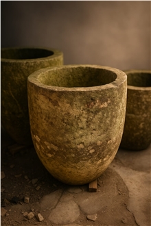 Limestone Through Planters