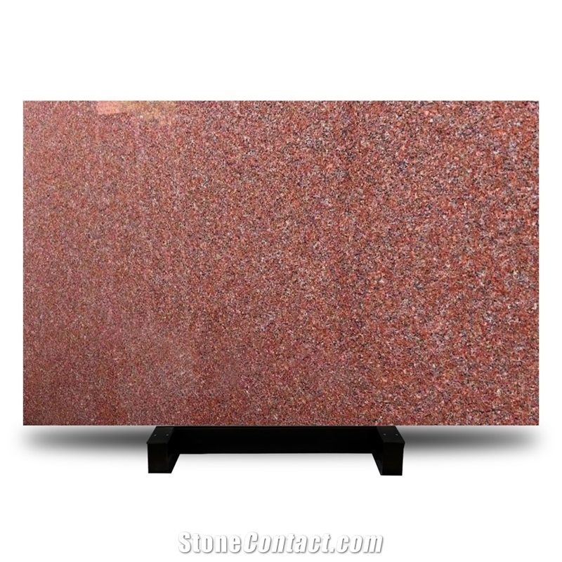 Himalayan Red Granite Indian Polished Natural Stone Slabs