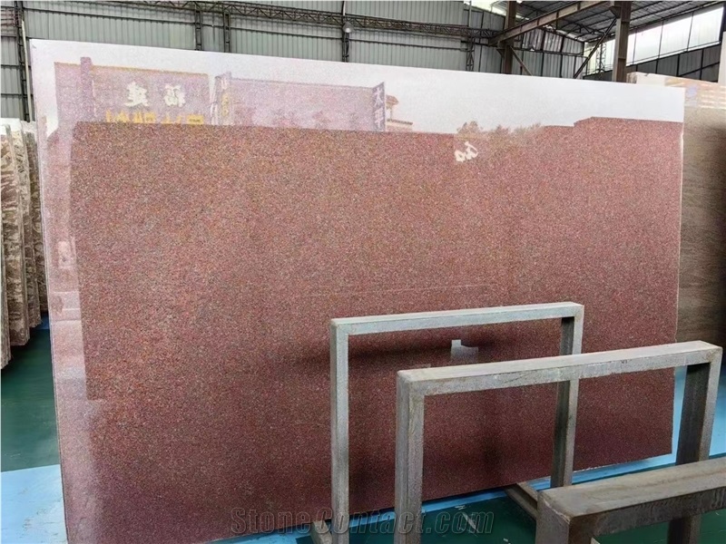 Himalayan Red Granite Indian Polished Natural Stone Slabs
