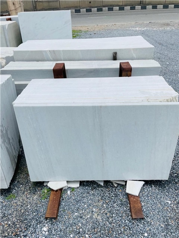 Ambaji White Marble Indian Statuario Marble Slabs