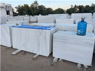 Ambaji White Marble Indian Statuario Marble Slabs