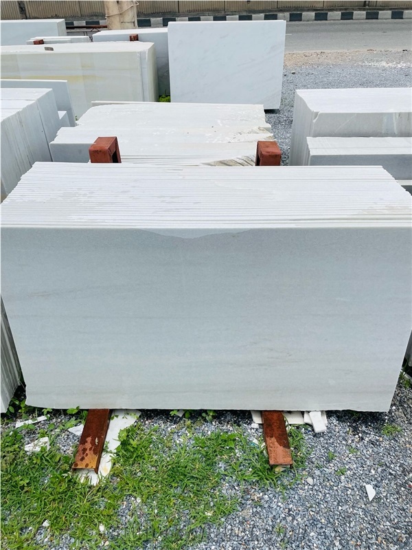 Ambaji White Marble Indian Statuario Marble Slabs