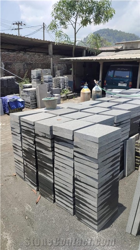 Basalt Tiles Lava Stone Saw Cut And Honed