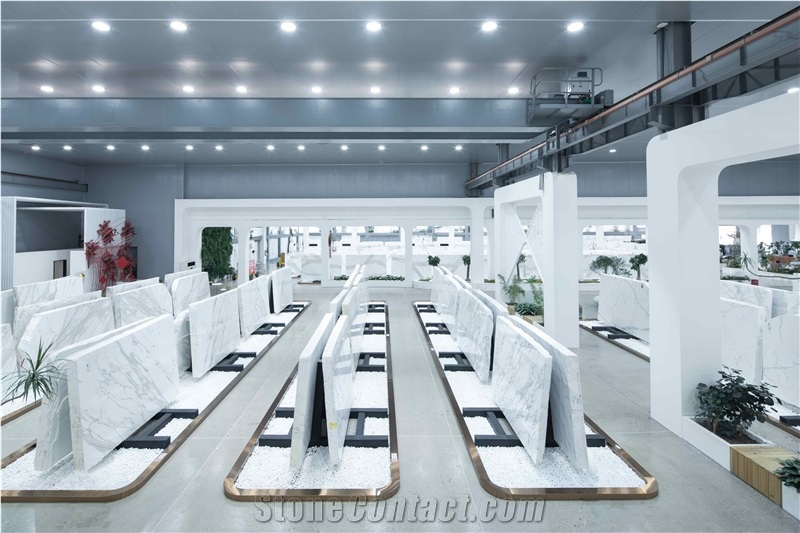 Calacatta White Pearl Marble Slab Wall Tiles